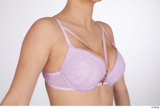 Jessie Clark breast lingerie purple lace bra underwear 0005.jpg